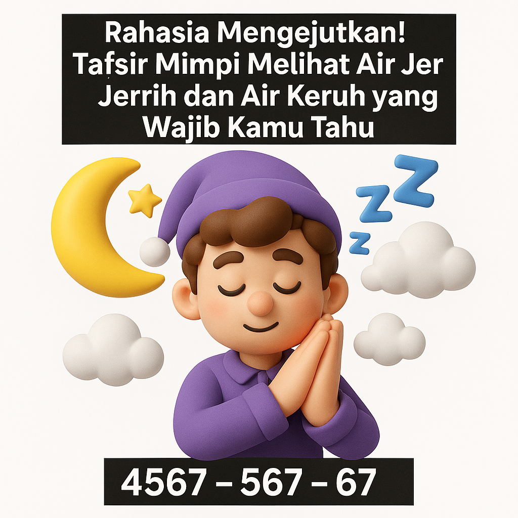 Rahasia Mengejutkan! Tafsir Mimpi Melihat Air Jernih dan Air Keruh yang Wajib Kamu Tahu