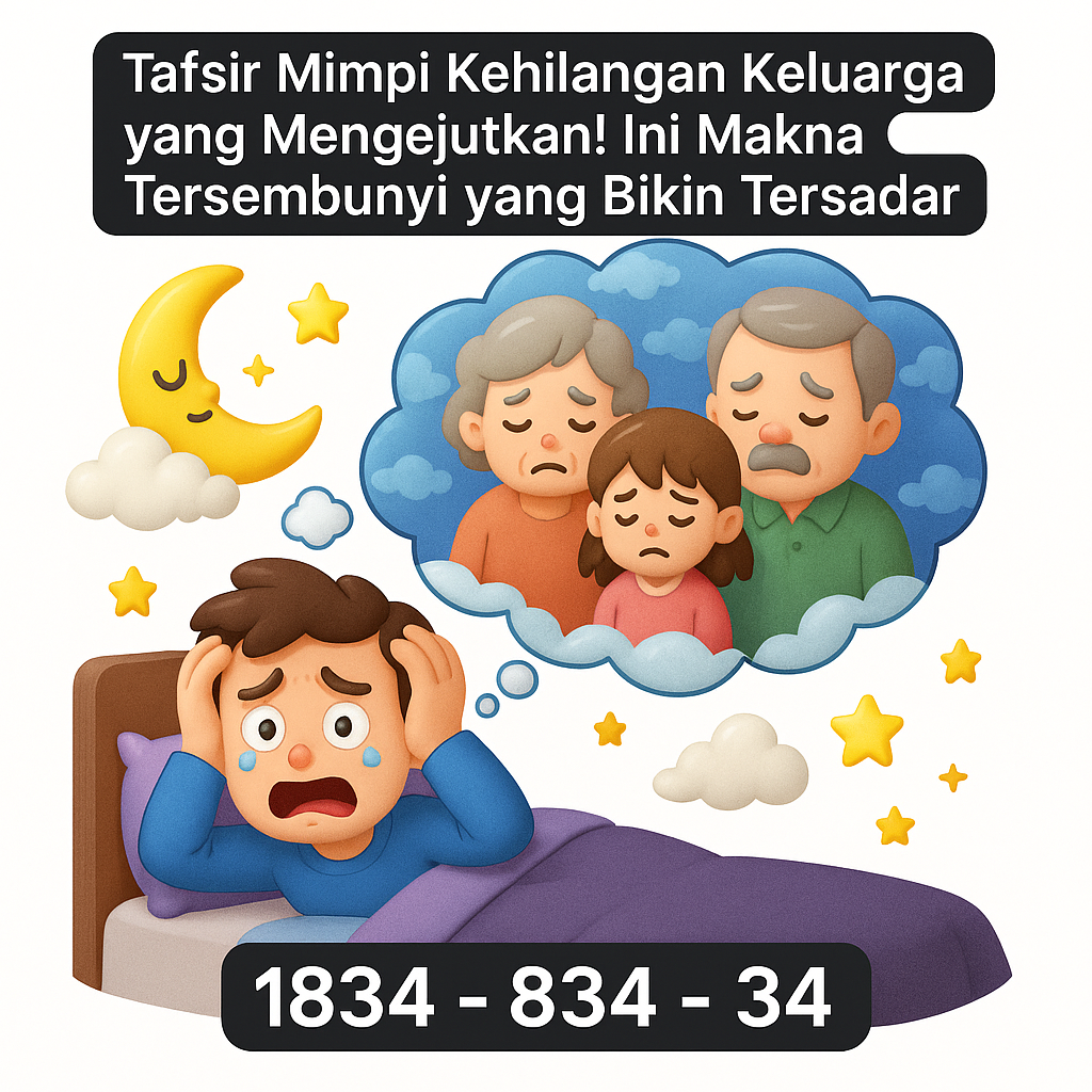 Tafsir Mimpi Kehilangan Keluarga yang Mengejutkan! Ini Makna Tersembunyi yang Bikin Tersadar