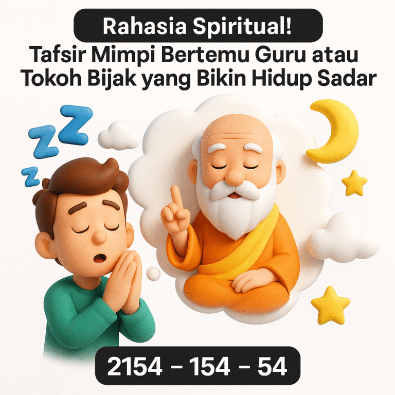 Rahasia Spiritual! Tafsir Mimpi Bertemu Guru atau Tokoh Bijak yang Bikin Hidup Lebih Sadar