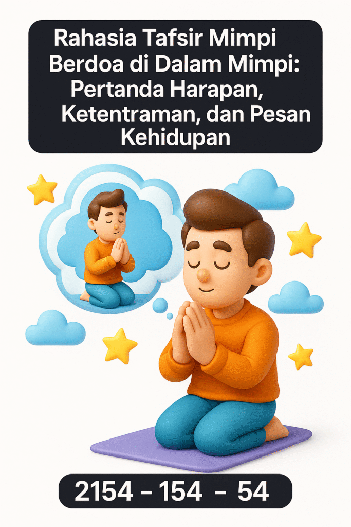 Rahasia Tafsir Mimpi Berdoa di Dalam Mimpi: Pertanda Harapan, Ketentraman, dan Pesan Kehidupan