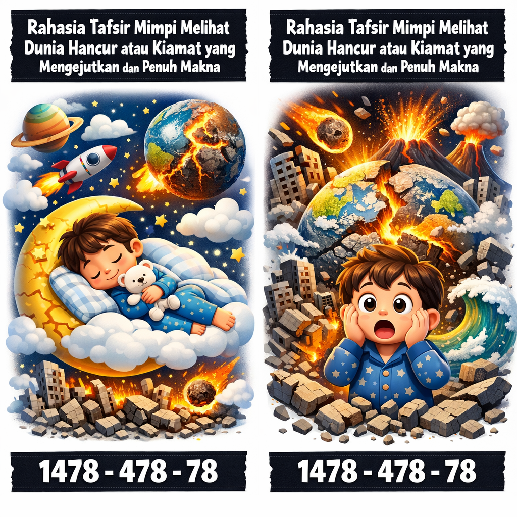 Rahasia Tafsir Mimpi Melihat Dunia Hancur atau Kiamat yang Mengejutkan dan Penuh Makna
