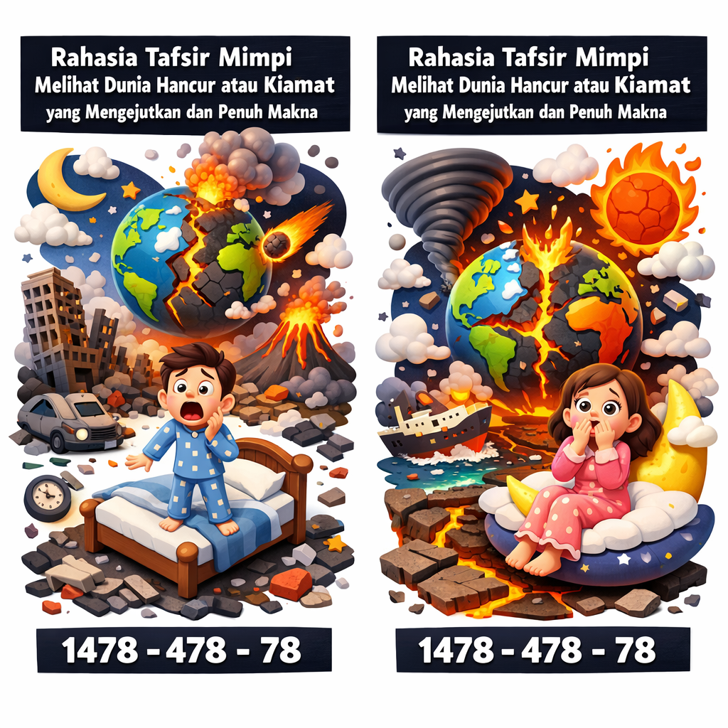 Rahasia Tafsir Mimpi Melihat Dunia Hancur atau Kiamat yang Mengejutkan dan Penuh Makna