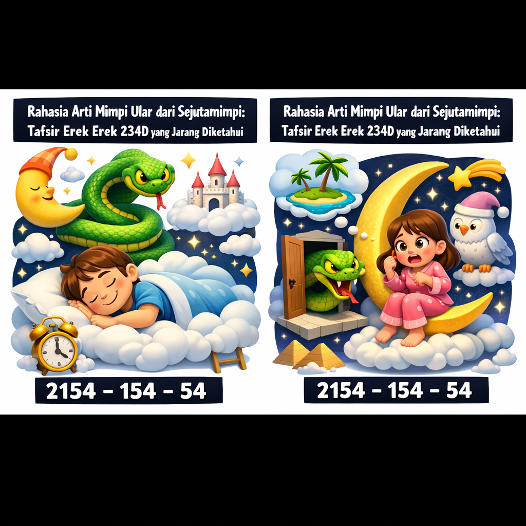 Rahasia Arti Mimpi Ular dari Sejutamimpi: Tafsir Erek Erek 234D yang Jarang Diketahui