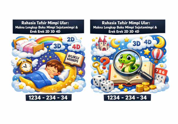 Buku dan ular dalam mimpi