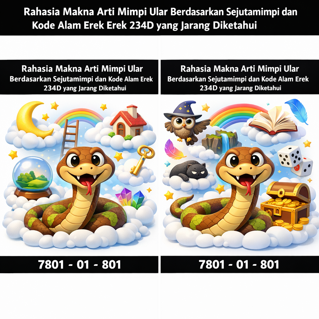Rahasia Makna Arti Mimpi Ular Berdasarkan Sejutamimpi dan Kode Alam Erek Erek 234D yang Jarang Diketahui