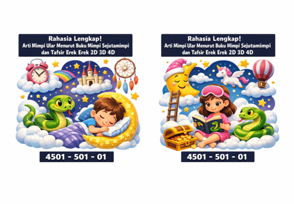 Rahasia Lengkap! Arti Mimpi Ular Menurut Buku Mimpi Sejutamimpi dan Tafsir Erek Erek 2D 3D 4D