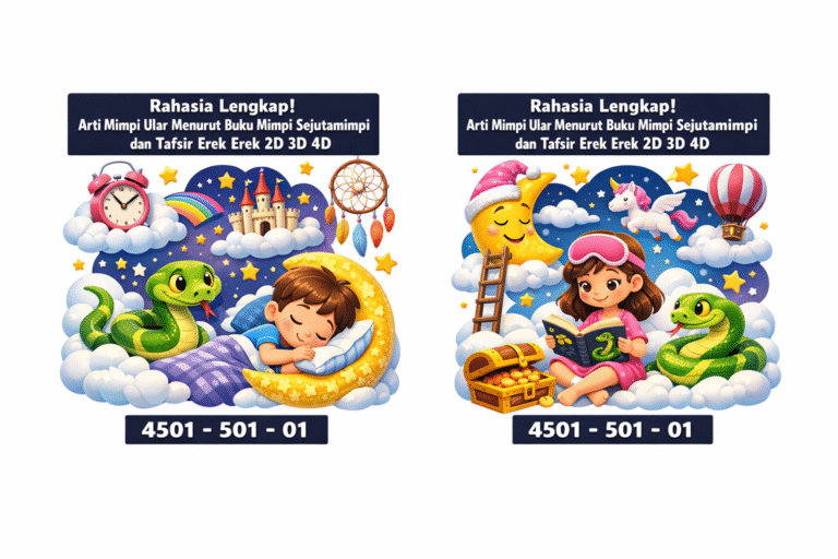 Rahasia Lengkap! Arti Mimpi Ular Menurut Buku Mimpi Sejutamimpi dan Tafsir Erek Erek 2D 3D 4D