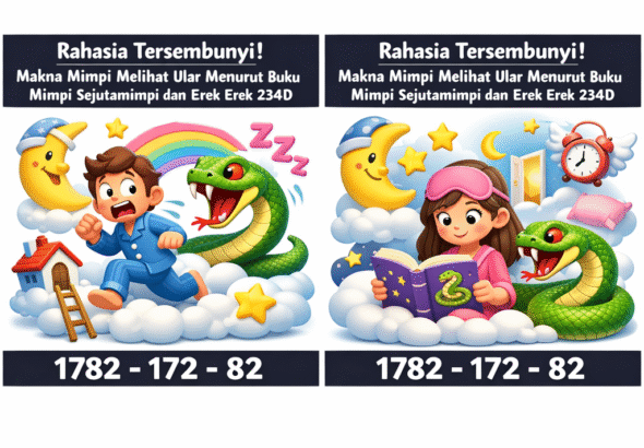 Rahasia Tersembunyi! Makna Mimpi Melihat Ular Menurut Buku Mimpi Sejutamimpi dan Erek Erek 234D