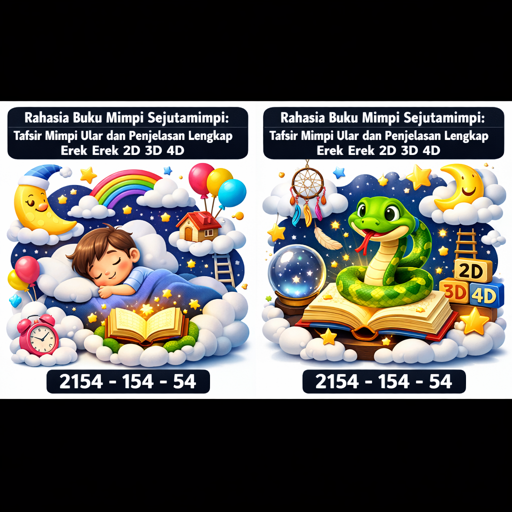 Rahasia Buku Mimpi Sejutamimpi: Tafsir Mimpi Ular dan Penjelasan Lengkap Erek Erek 2D 3D 4D