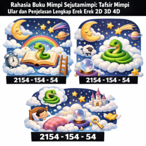 Rahasia Buku Mimpi Sejutamimpi: Tafsir Mimpi Ular dan Penjelasan Lengkap Erek Erek 2D 3D 4D