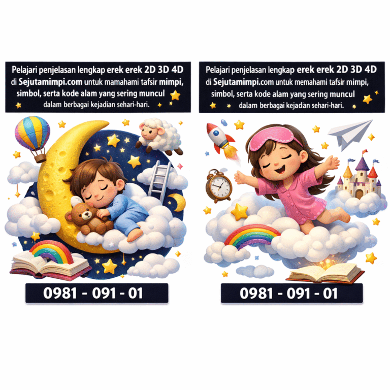 Rahasia Lengkap Erek Erek 2D 3D 4D di Sejutamimpi.com untuk Tafsir Mimpi yang Banyak Dicari