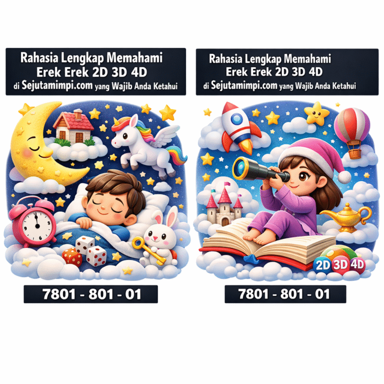 Rahasia Lengkap Memahami Erek Erek 2D 3D 4D di Sejutamimpi.com yang Wajib Anda Ketahui