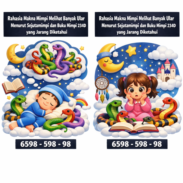 Rahasia Makna Mimpi Melihat Banyak Ular Menurut Sejutamimpi dan Buku Mimpi 234D yang Jarang Diketahui