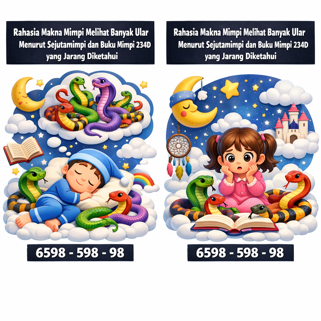 Rahasia Makna Mimpi Melihat Banyak Ular Menurut Sejutamimpi dan Buku Mimpi 234D yang Jarang Diketahui