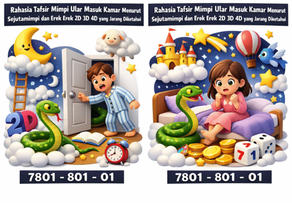 Rahasia Tafsir Mimpi Ular Masuk Kamar Menurut Sejutamimpi dan Erek Erek 2D 3D 4D yang Jarang Diketahui