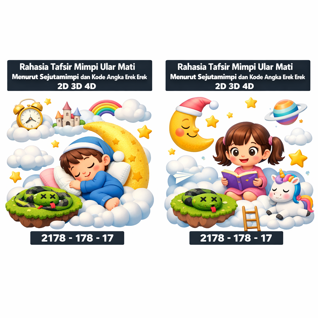 Rahasia Tafsir Mimpi Ular Mati Menurut Sejutamimpi dan Kode Angka Erek Erek 2D 3D 4D