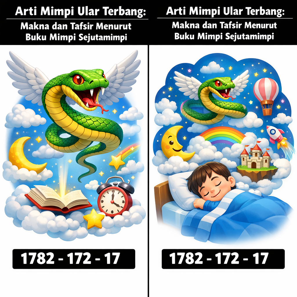 Arti Mimpi Ular Terbang: Makna dan Tafsir Menurut Buku Mimpi Sejutamimpi