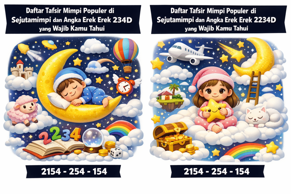 Daftar Tafsir Mimpi Populer di Sejutamimpi dan Angka Erek Erek 234D yang Wajib Kamu Tahu