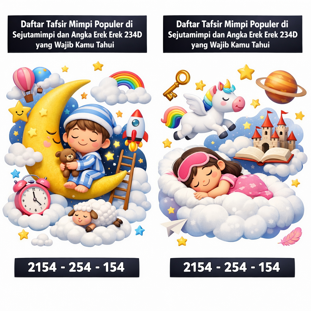 Daftar Tafsir Mimpi Populer di Sejutamimpi dan Angka Erek Erek 234D yang Wajib Kamu Tahu