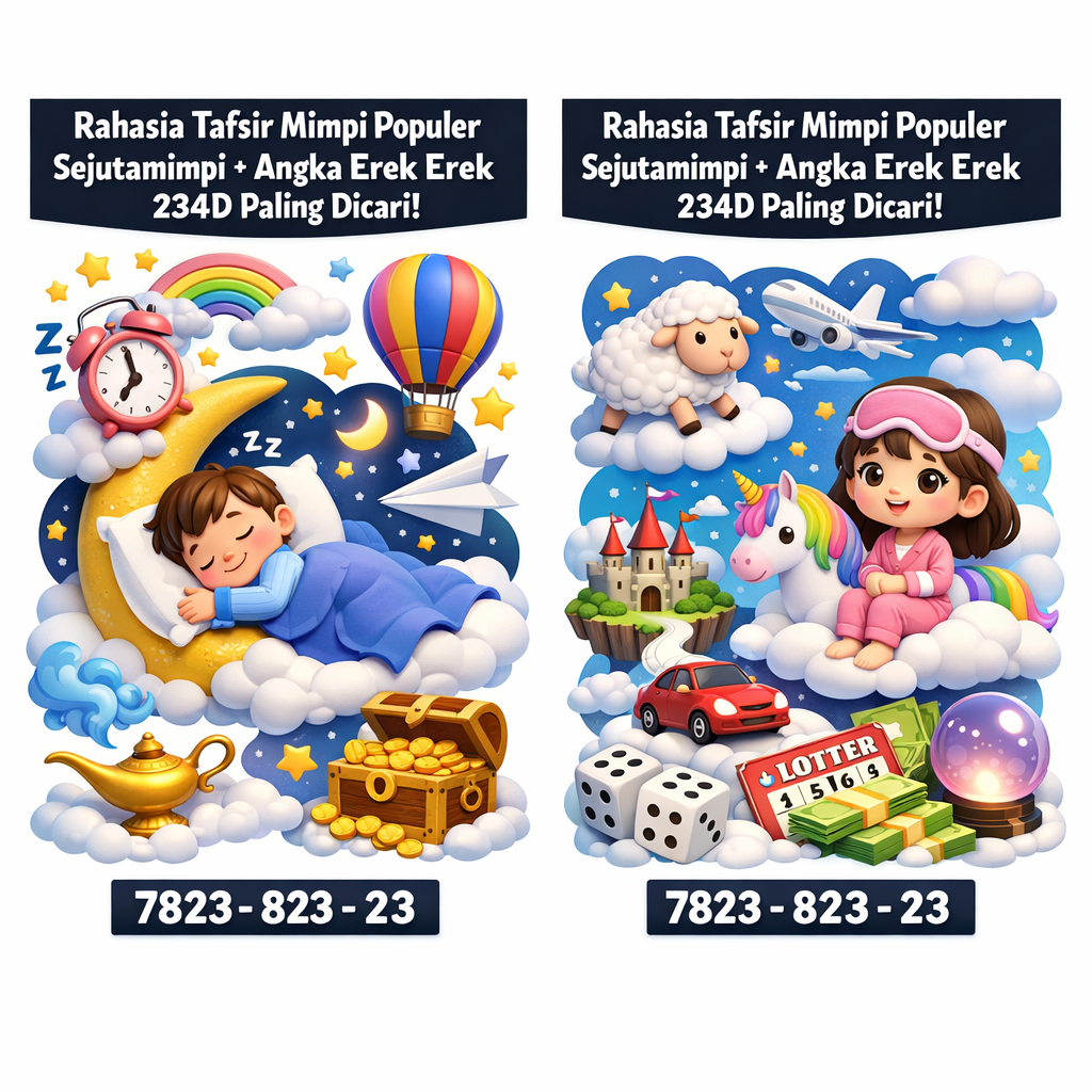 Rahasia Tafsir Mimpi Populer Sejutamimpi + Angka Erek Erek 234D Paling Dicari!