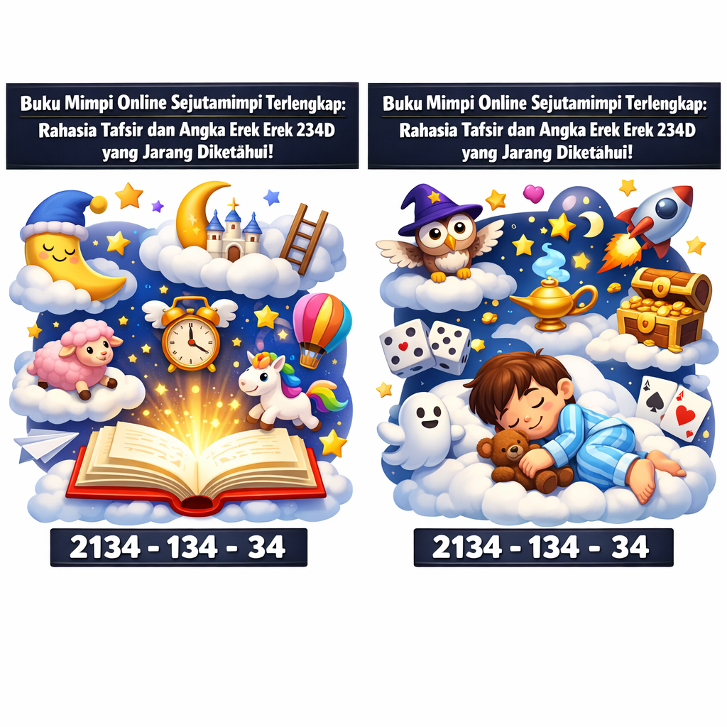 Buku Mimpi Online Sejutamimpi Terlengkap: Rahasia Tafsir dan Angka Erek Erek 234D yang Jarang Diketahui!