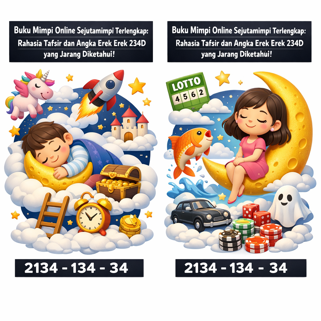 Buku Mimpi Online Sejutamimpi Terlengkap: Rahasia Tafsir dan Angka Erek Erek 234D yang Jarang Diketahui!