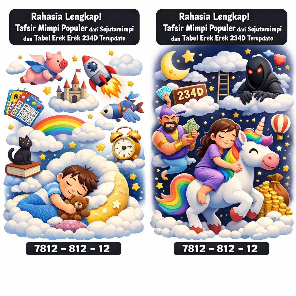 Rahasia Lengkap! Tafsir Mimpi Populer dari Sejutamimpi dan Tabel Erek Erek 234D Terupdate