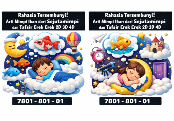 Rahasia Tersembunyi! Arti Mimpi Ikan dari Sejutamimpi dan Tafsir Erek Erek 2D 3D 4D