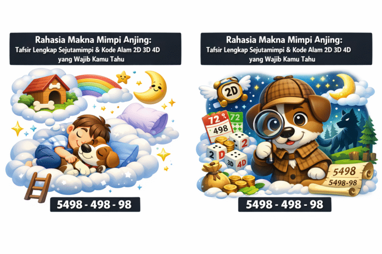 Rahasia Makna Mimpi Anjing: Tafsir Lengkap Sejutamimpi & Kode Alam 2D 3D 4D yang Wajib Kamu Tahu