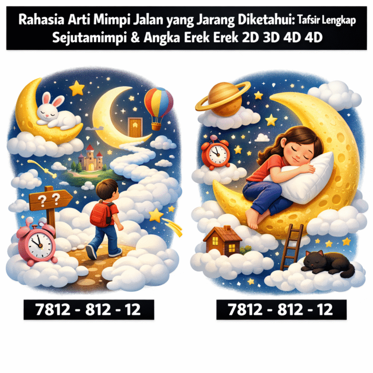 Rahasia Arti Mimpi Jalan yang Jarang Diketahui: Tafsir Lengkap Sejutamimpi & Angka Erek Erek 2D 3D 4D