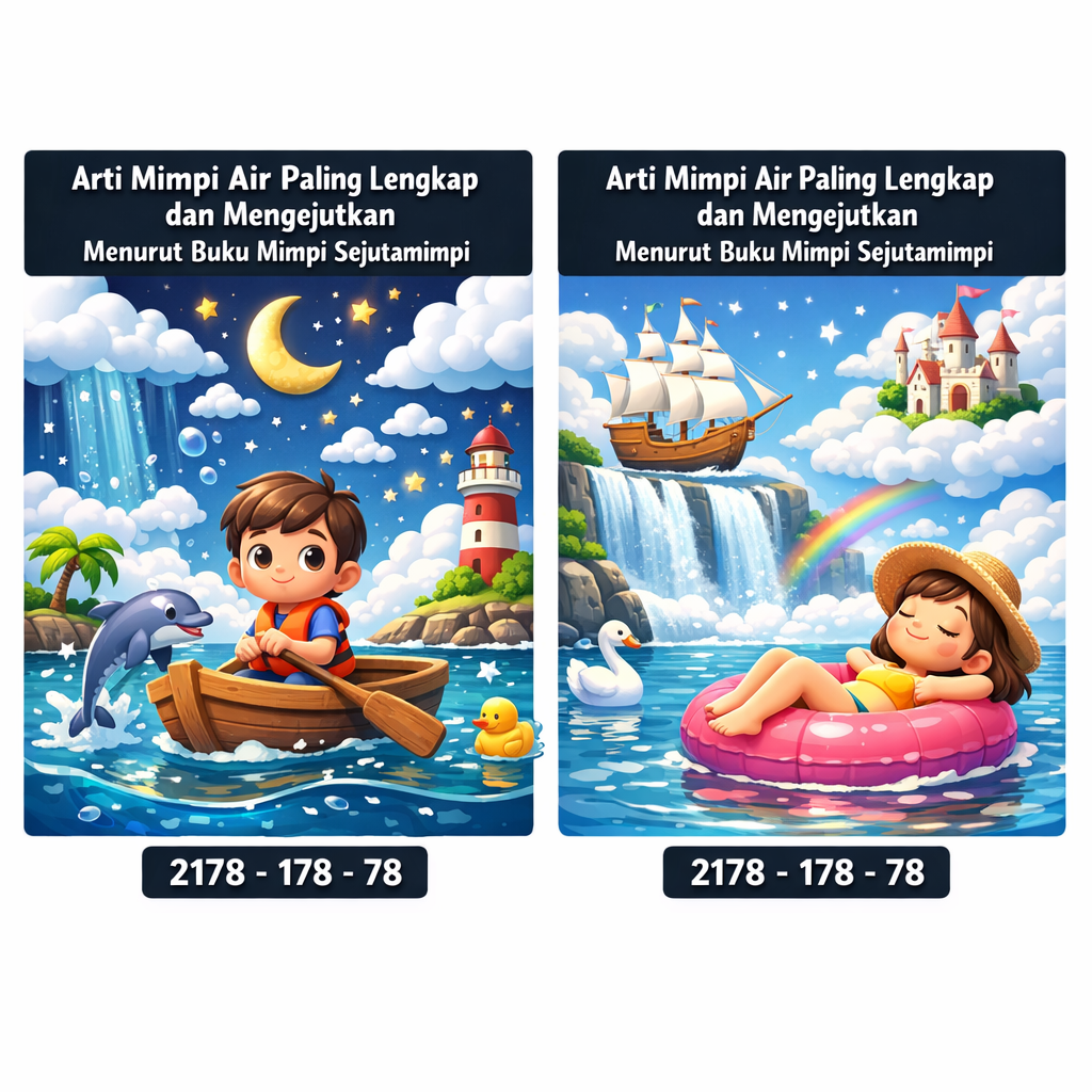 Arti Mimpi Air Paling Lengkap dan Mengejutkan Menurut Buku Mimpi Sejutamimpi