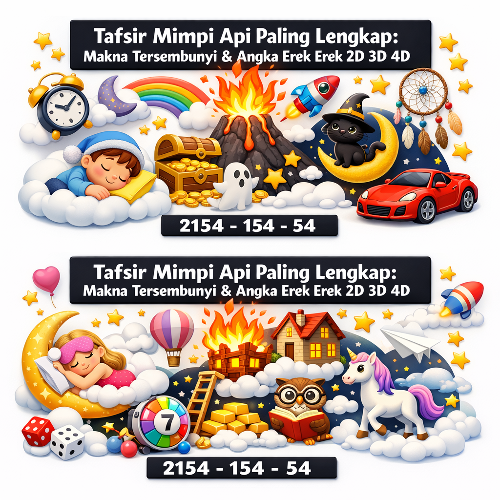 Temukan Tafsir Mimpi Api paling lengkap dari Sejutamimpi, mulai dari makna psikologis hingga kode alam dan angka erek erek 2D 3D 4D yang penuh makna tersembunyi.