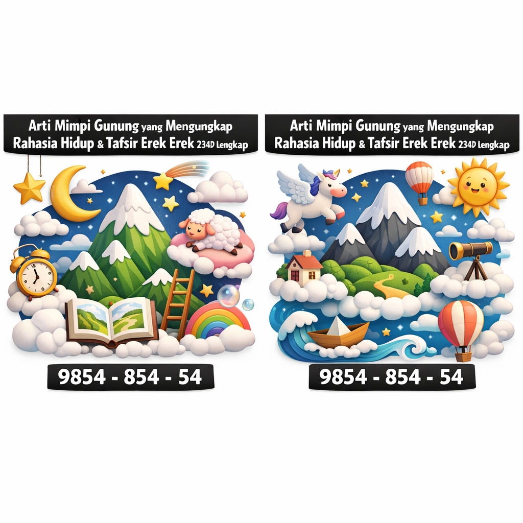 Arti Mimpi Gunung yang Mengungkap Rahasia Hidup & Tafsir Erek Erek 234D Lengkap