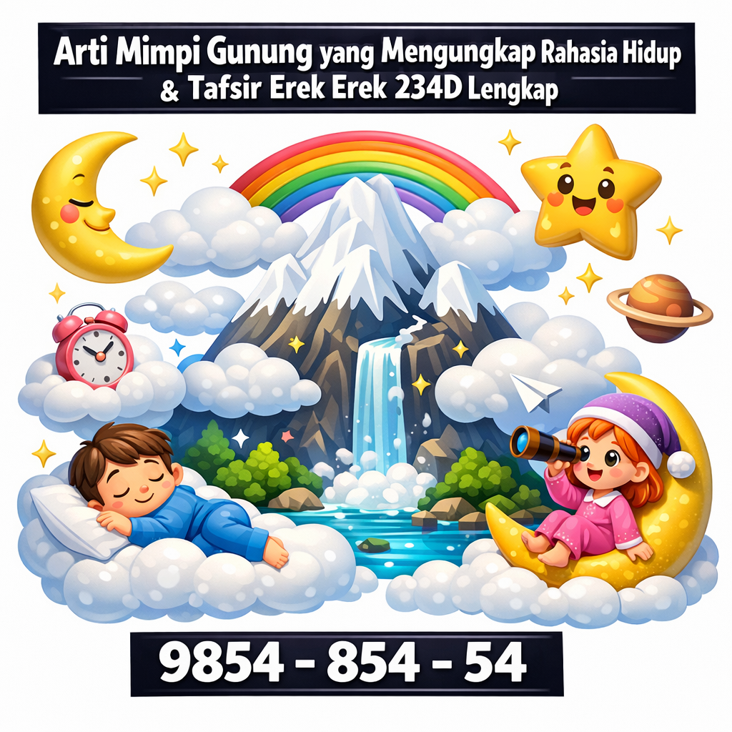 Arti Mimpi Gunung yang Mengungkap Rahasia Hidup & Tafsir Erek Erek 234D Lengkap