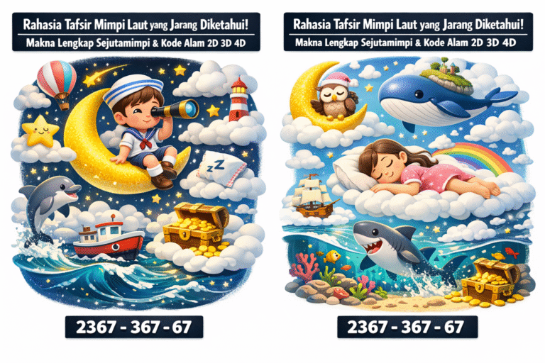 Rahasia Tafsir Mimpi Laut yang Jarang Diketahui! Makna Lengkap Sejutamimpi dan Kode Alam 2D 3D 4D