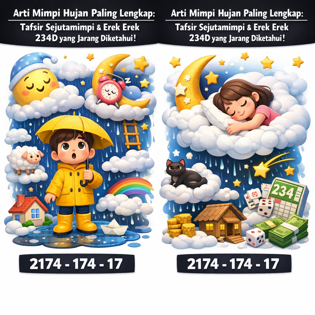 Arti Mimpi Hujan Paling Lengkap: Tafsir Sejutamimpi & Erek Erek 234D yang Jarang Diketahui!