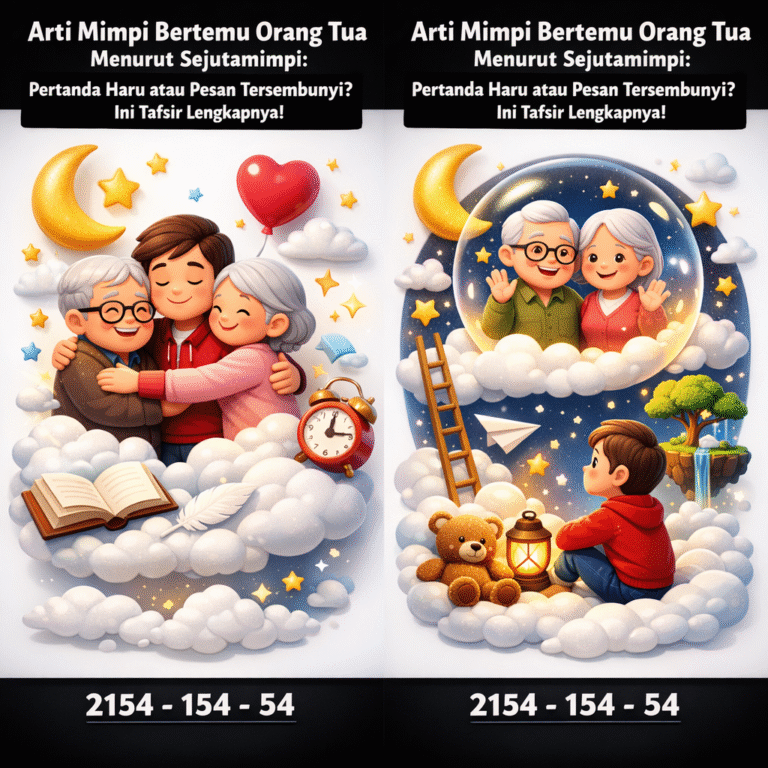 Arti Mimpi Bertemu Orang Tua Menurut Sejutamimpi: Pertanda Haru atau Pesan Tersembunyi? Ini Tafsir Lengkapnya!