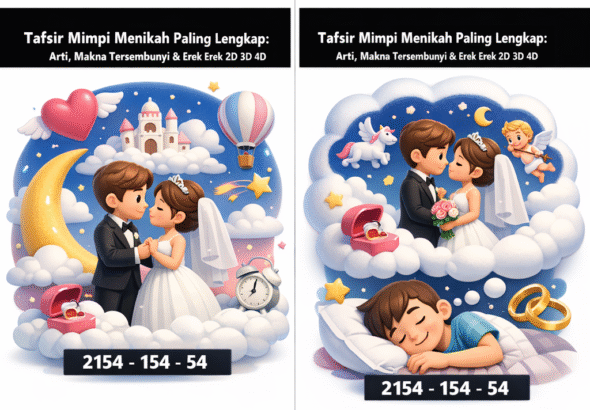 Tafsir Mimpi Menikah Paling Lengkap Dari Sejutamimpi: Arti, Makna Tersembunyi & Erek Erek 2D 3D 4D