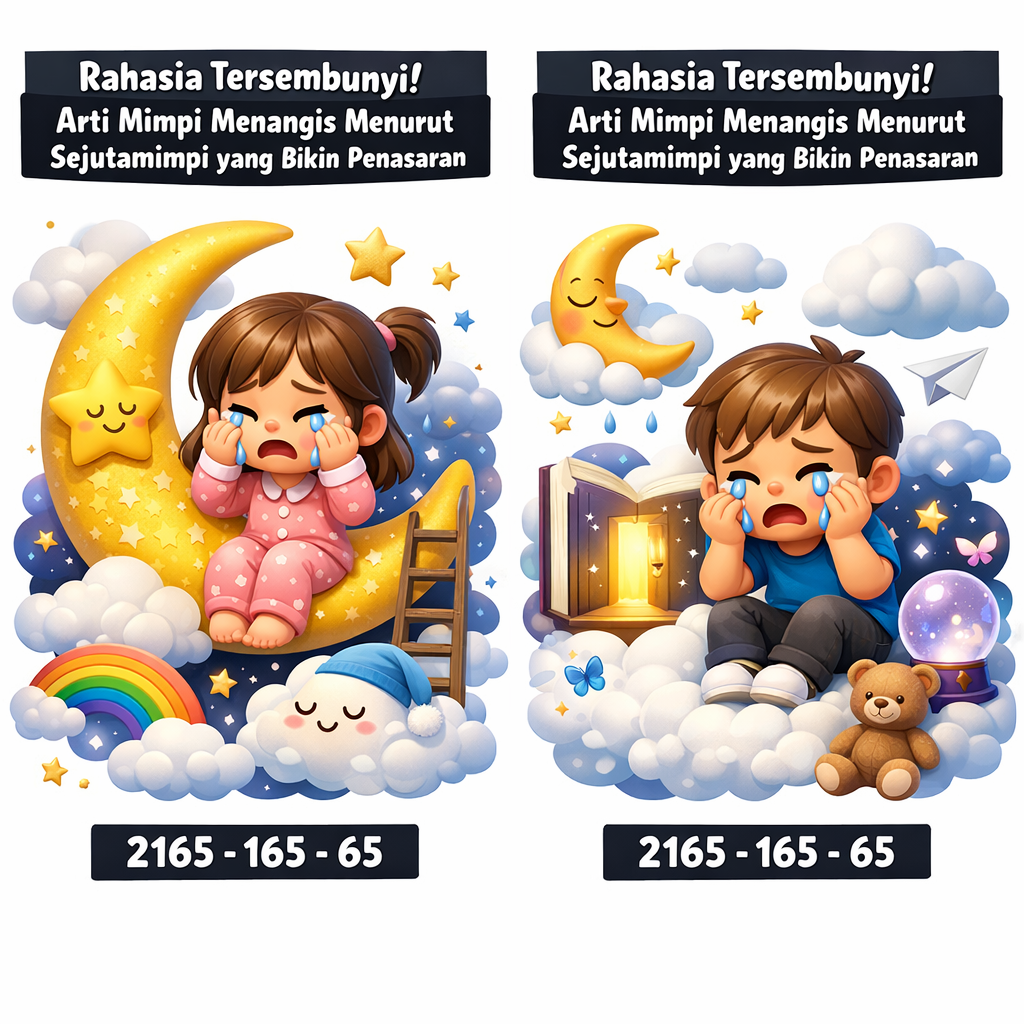 Rahasia Tersembunyi! Arti Mimpi Menangis Menurut Sejutamimpi yang Bikin Penasaran