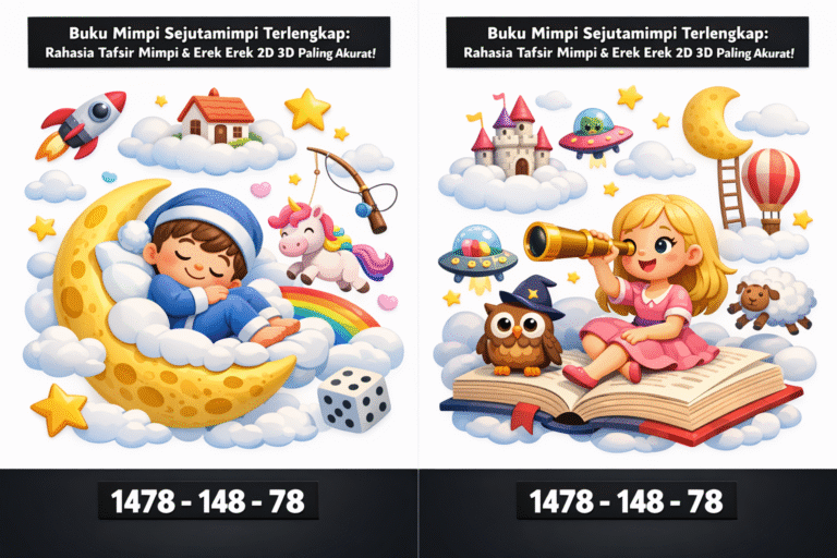 Buku Mimpi Sejutamimpi Terlengkap: Rahasia Tafsir Mimpi & Erek Erek 2D 3D 4D Paling Akurat!