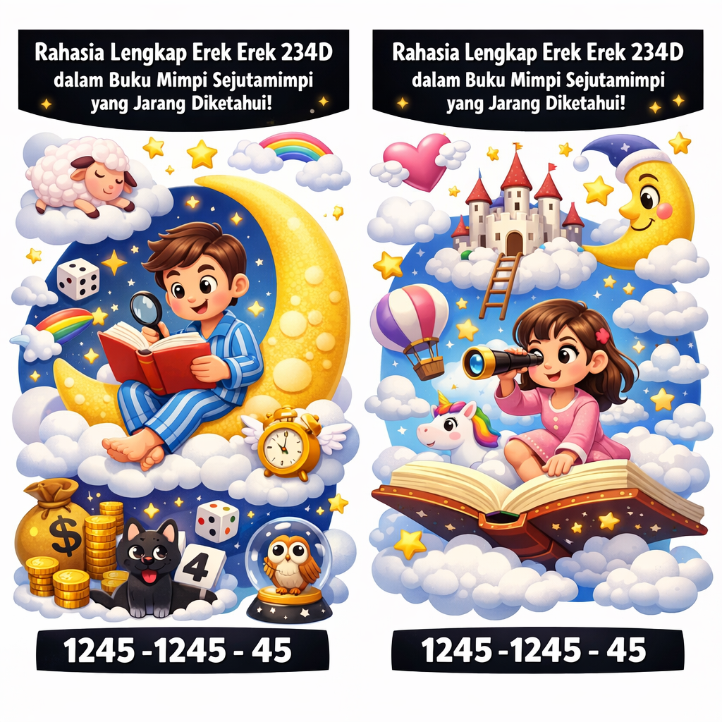 Rahasia Lengkap Erek Erek 234D dalam Buku Mimpi Sejutamimpi yang Jarang Diketahui!
