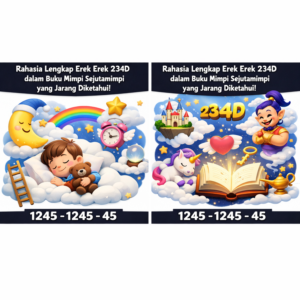 Rahasia Lengkap Erek Erek 234D dalam Buku Mimpi Sejutamimpi yang Jarang Diketahui!