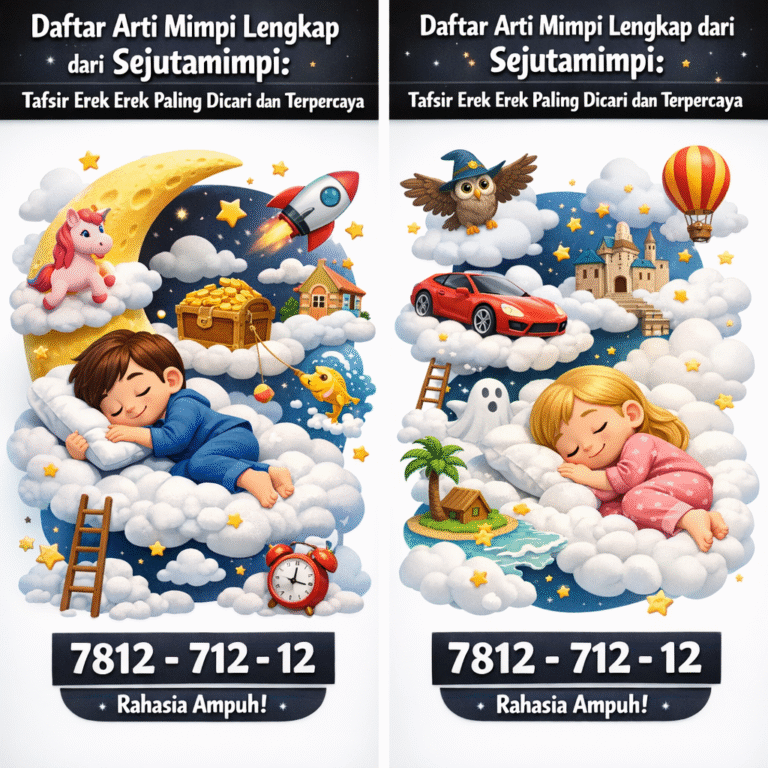 Temukan arti mimpi lengkap dari Sejutamimpi beserta tafsir erek erek dan kode alam terbaru yang mudah dipahami dalam satu panduan santai dan informatif.