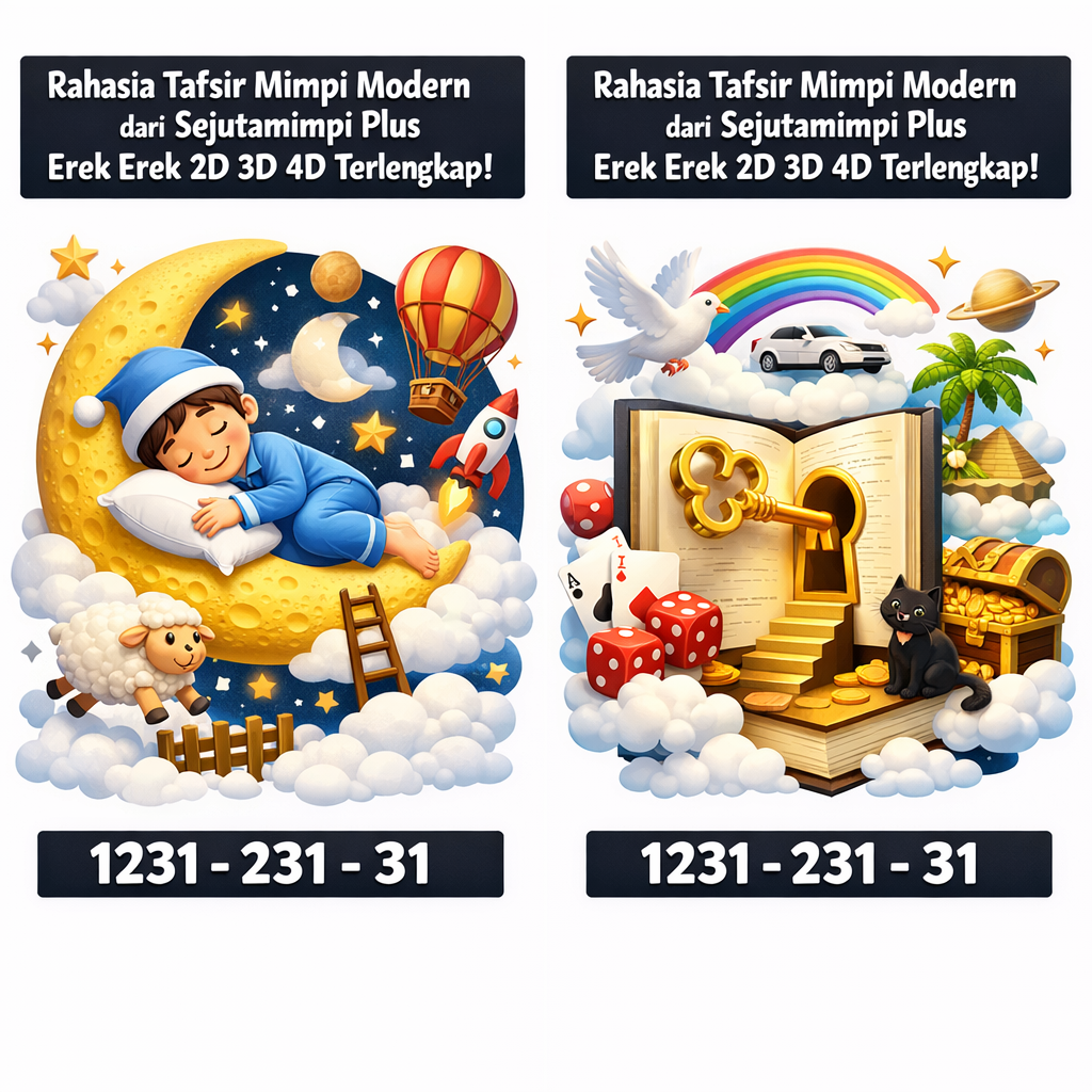 Rahasia Tafsir Mimpi Modern dari Sejutamimpi Plus Erek Erek 2D 3D 4D Terlengkap!