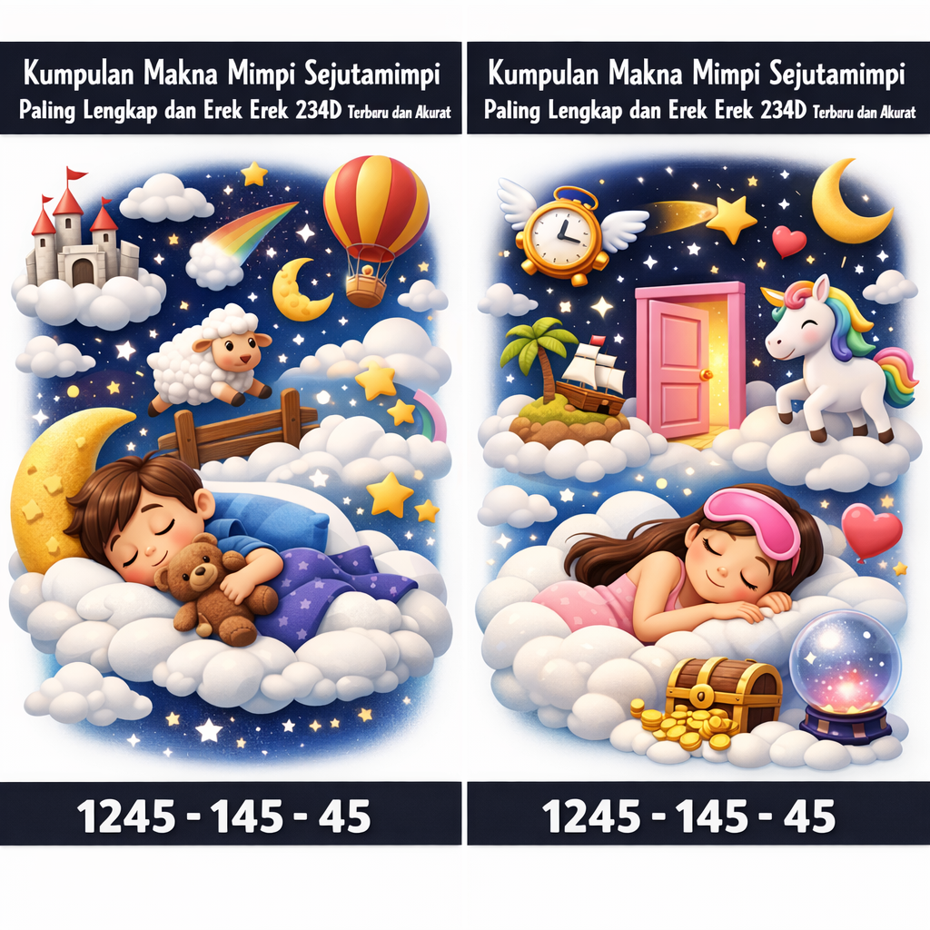 Temukan makna mimpi Sejutamimpi paling lengkap beserta tabel erek erek 2D 3D 4D, kode alam, dan penjelasan santai yang mudah dipahami.