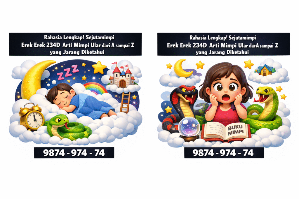 Rahasia Lengkap! Sejutamimpi Erek Erek 234D Arti Mimpi Ular dari A sampai Z yang Jarang Diketahui