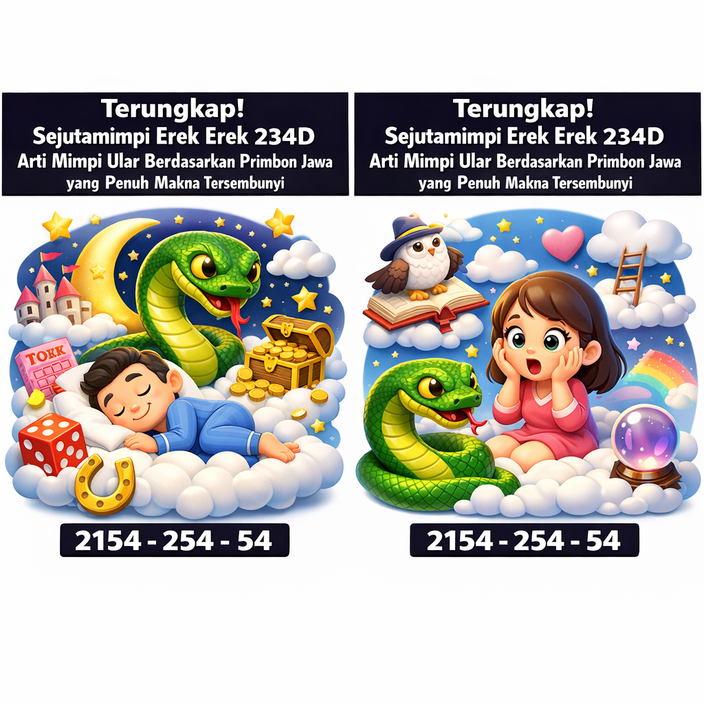 Sejutamimpi Erek Erek 234D Arti Mimpi Ular Bertelur: Pertanda Rezeki atau Perubahan Besar?