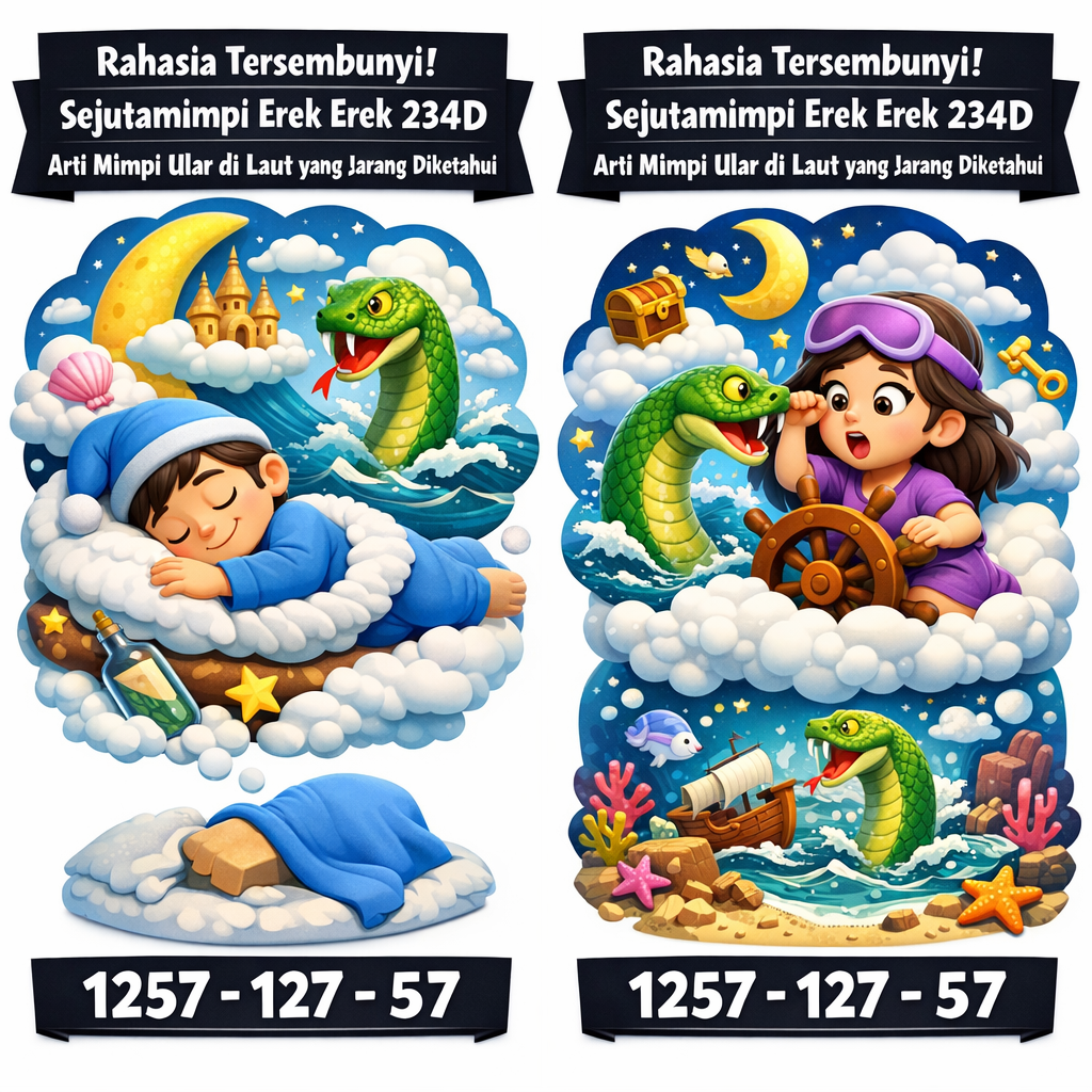 Rahasia Tersembunyi! Sejutamimpi Erek Erek 234D Arti Mimpi Ular di Laut yang Jarang Diketahui