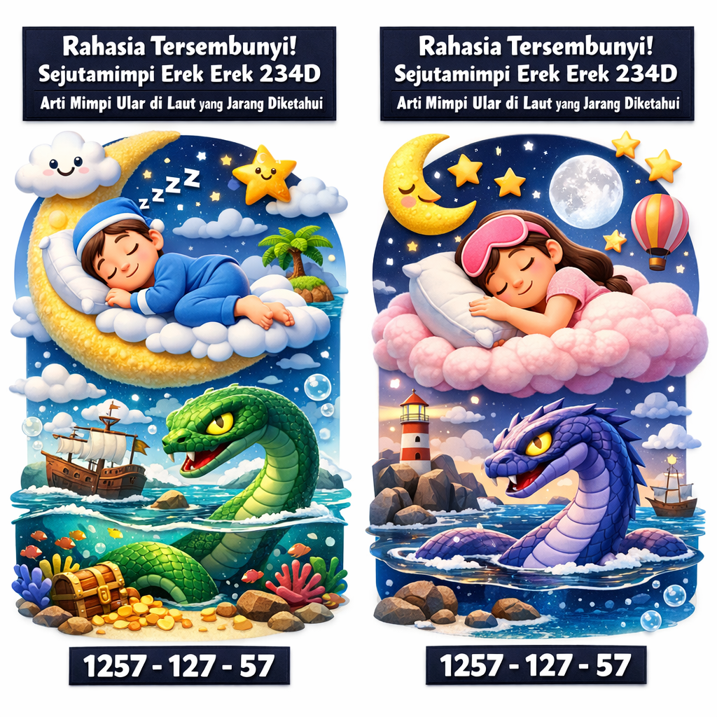 Rahasia Tersembunyi! Sejutamimpi Erek Erek 234D Arti Mimpi Ular di Laut yang Jarang Diketahui