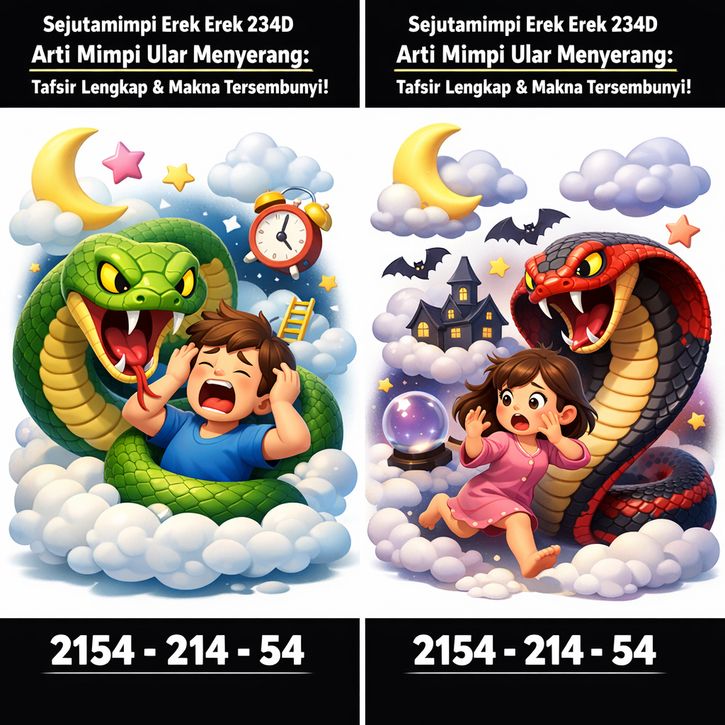 Sejutamimpi Erek Erek 234D Arti Mimpi Ular Menyerang: Tafsir Lengkap & Makna Tersembunyi!